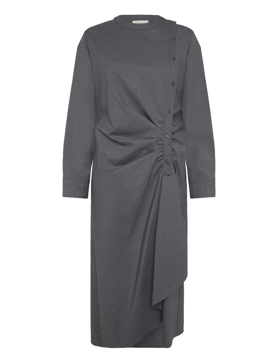 Weekend Max Mara - WKDCAPANNA - midi dresses - dark grey - 0