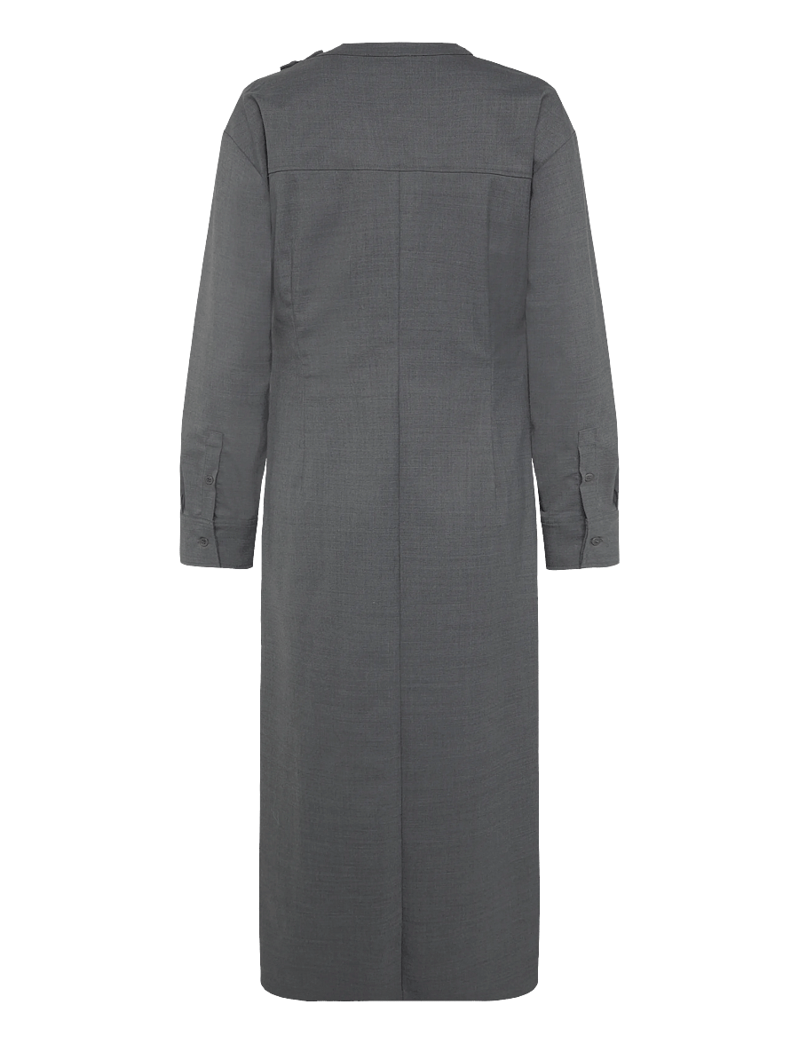 Weekend Max Mara - WKDCAPANNA - midi dresses - dark grey - 1