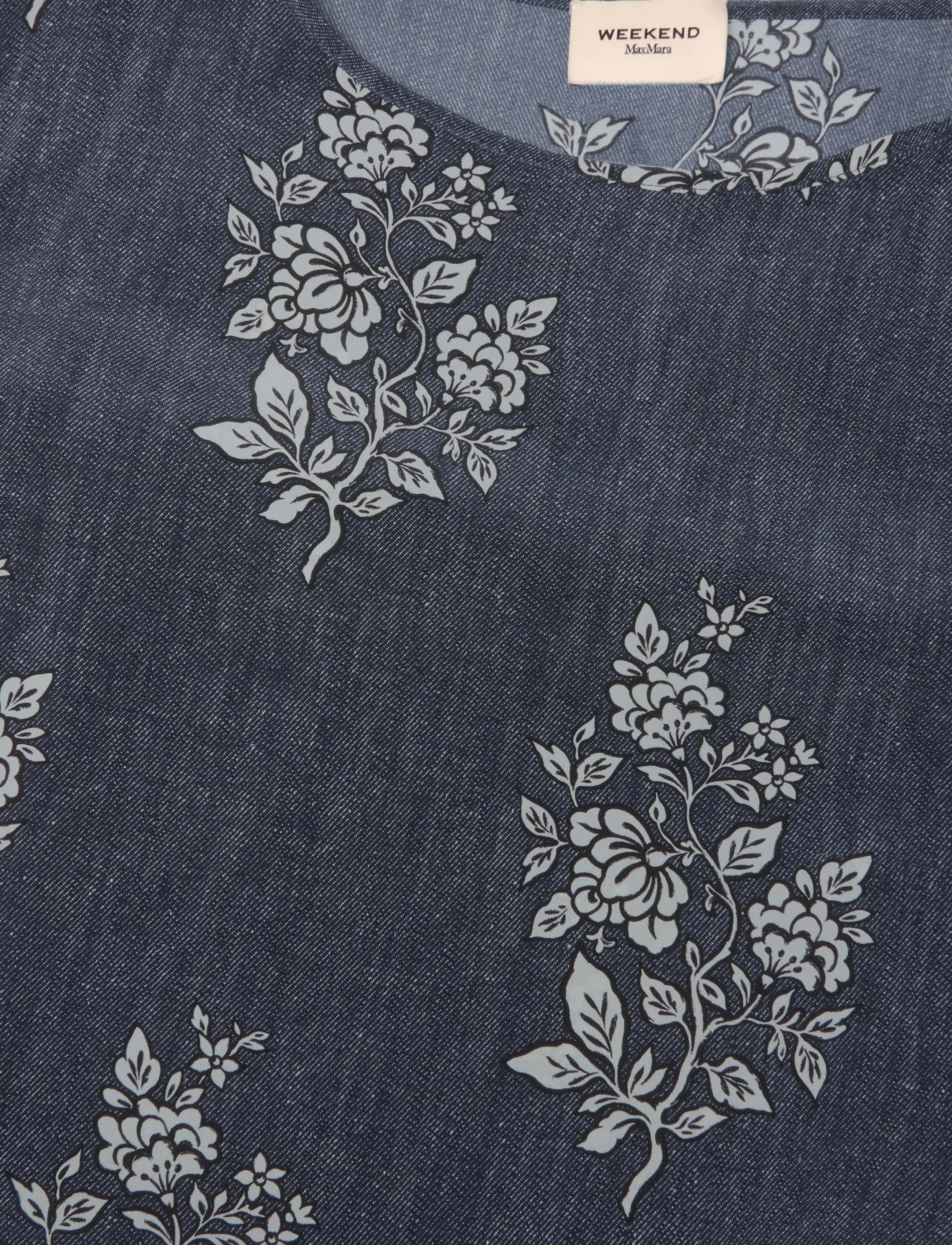 Weekend Max Mara - WKDRADICE - navy flowers - 2