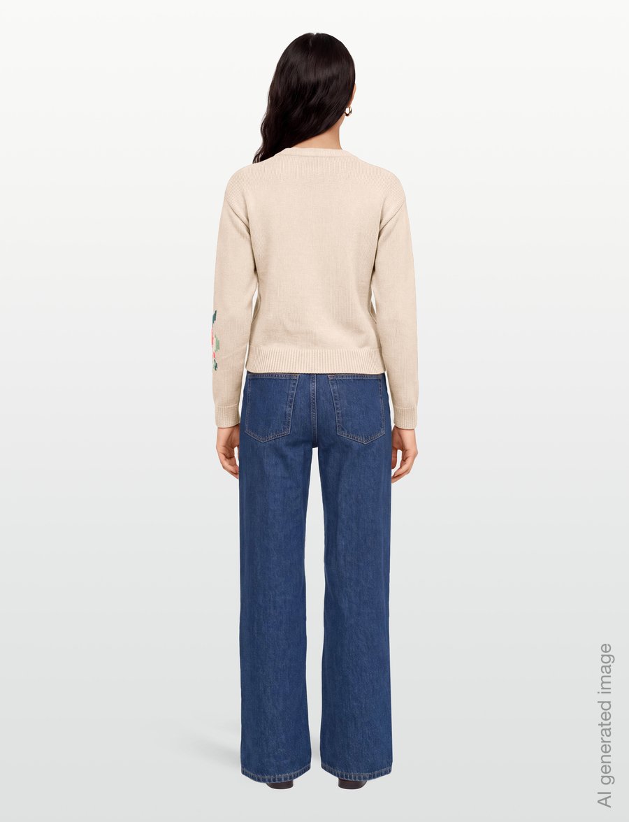 Weekend Max Mara - WKDTEIERA - kardiganid - sand flower embroidery - 4