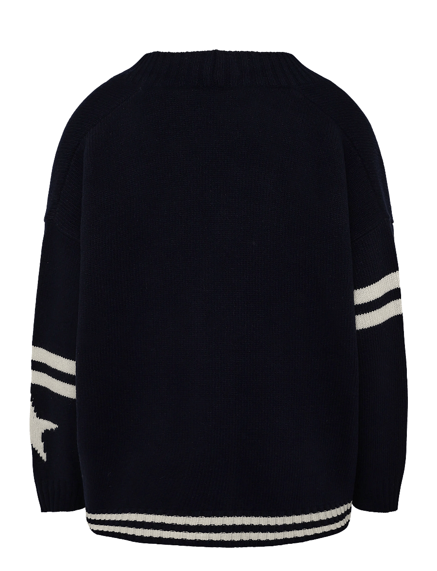 Weekend Max Mara - WKDBELGIO - cardigans - ultramarine writing pattern - 1