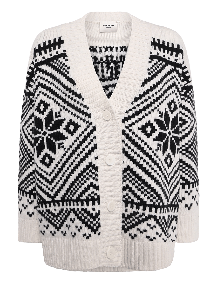 Weekend Max Mara - WKDBELGIO - black geometric pattern - 0