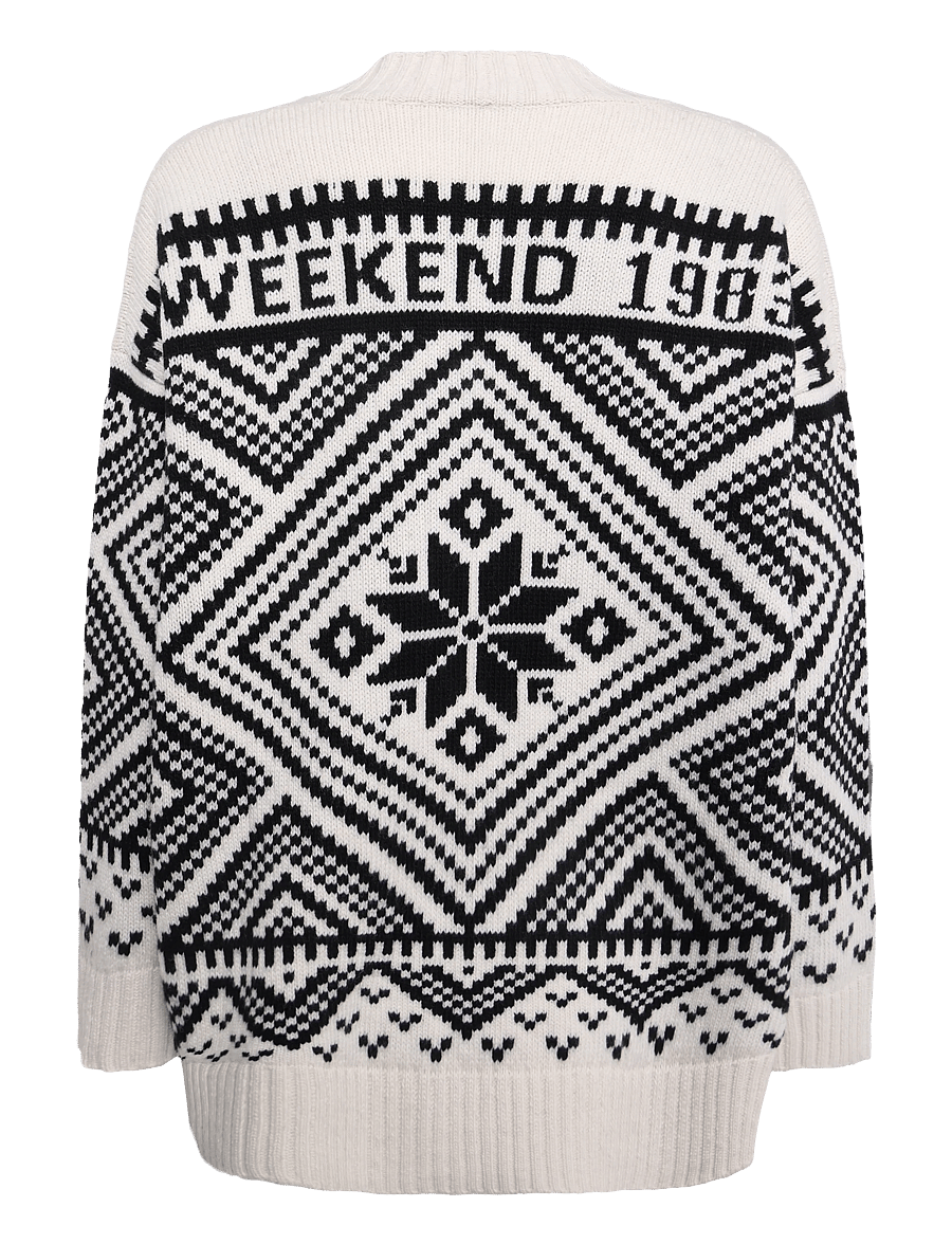 Weekend Max Mara - WKDBELGIO - black geometric pattern - 1