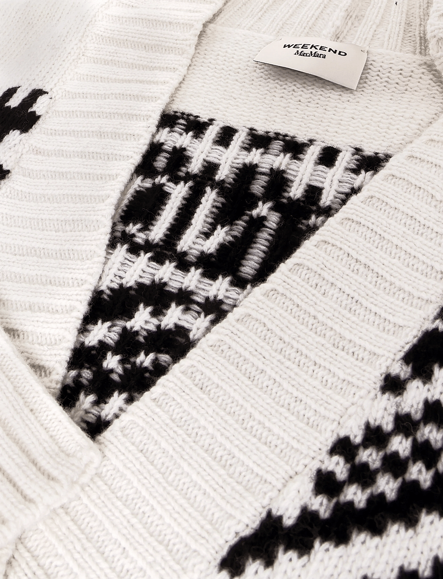 Weekend Max Mara - WKDBELGIO - black geometric pattern - 2