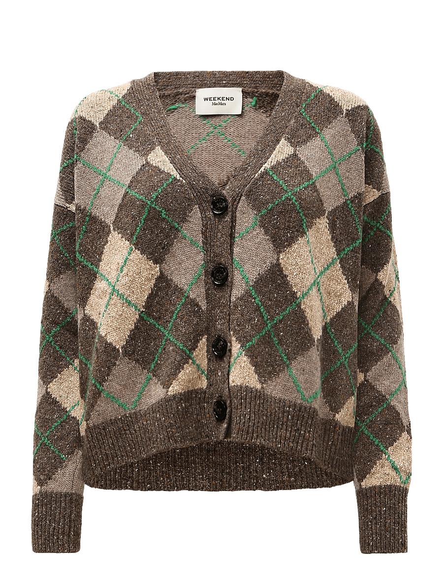 Weekend Max Mara - WKDABILE - cardigans - sand rhombs - 0