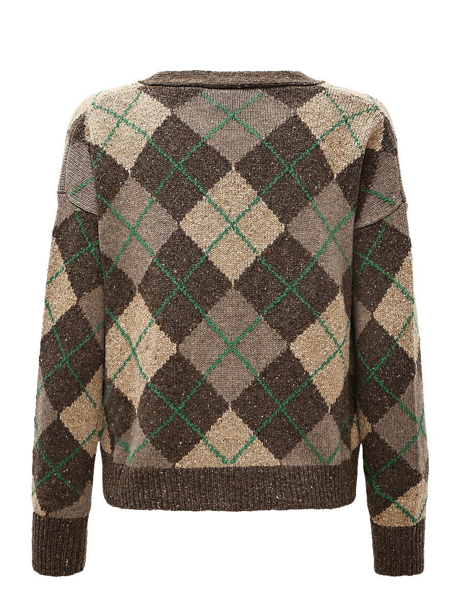 Weekend Max Mara - WKDABILE - cardigans - sand rhombs - 1