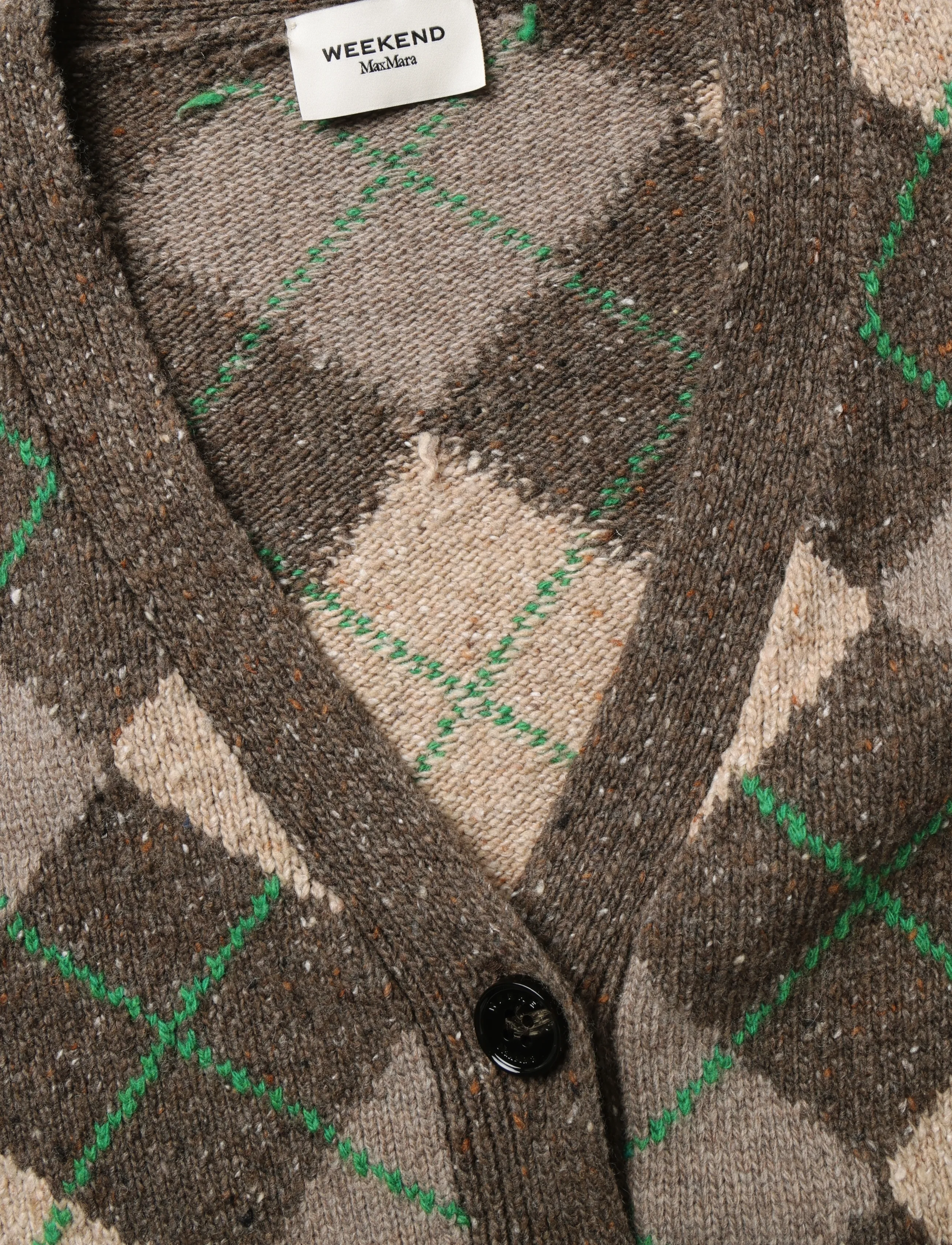 Weekend Max Mara - WKDABILE - cardigans - sand rhombs - 2