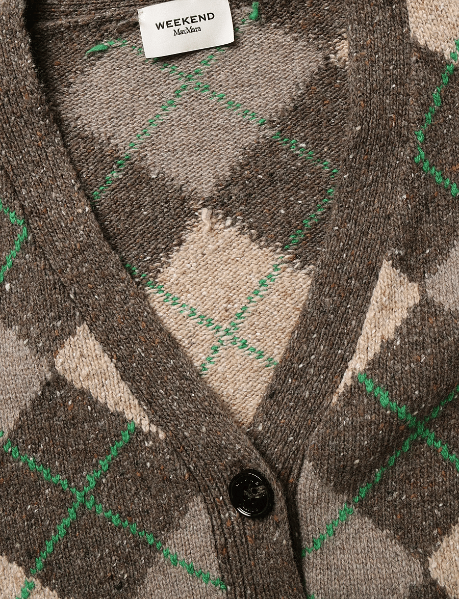 Weekend Max Mara - WKDABILE - cardigans - sand rhombs - 2