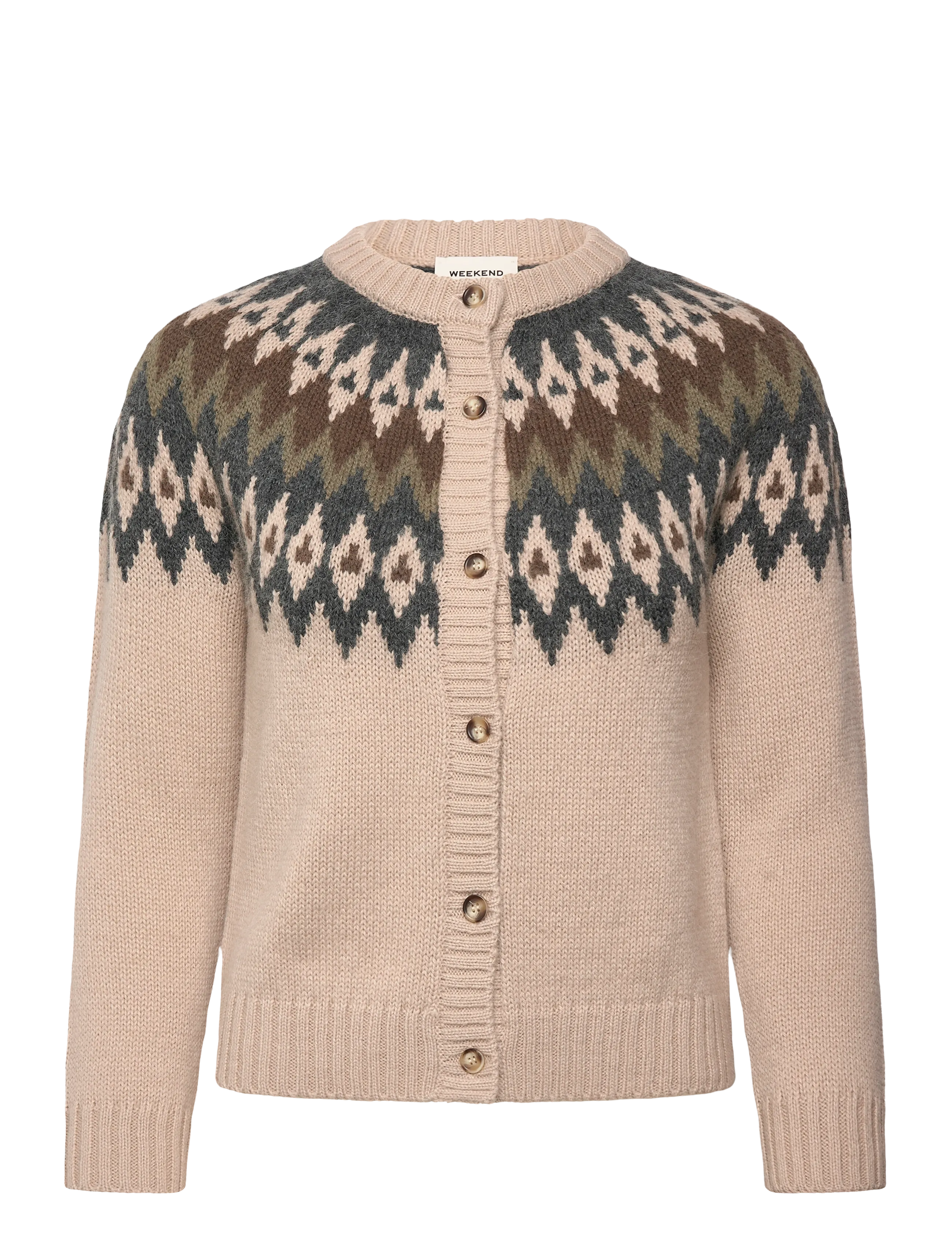Weekend Max Mara WKDTARGA - Strik - BEIGE JACQUARD / beige