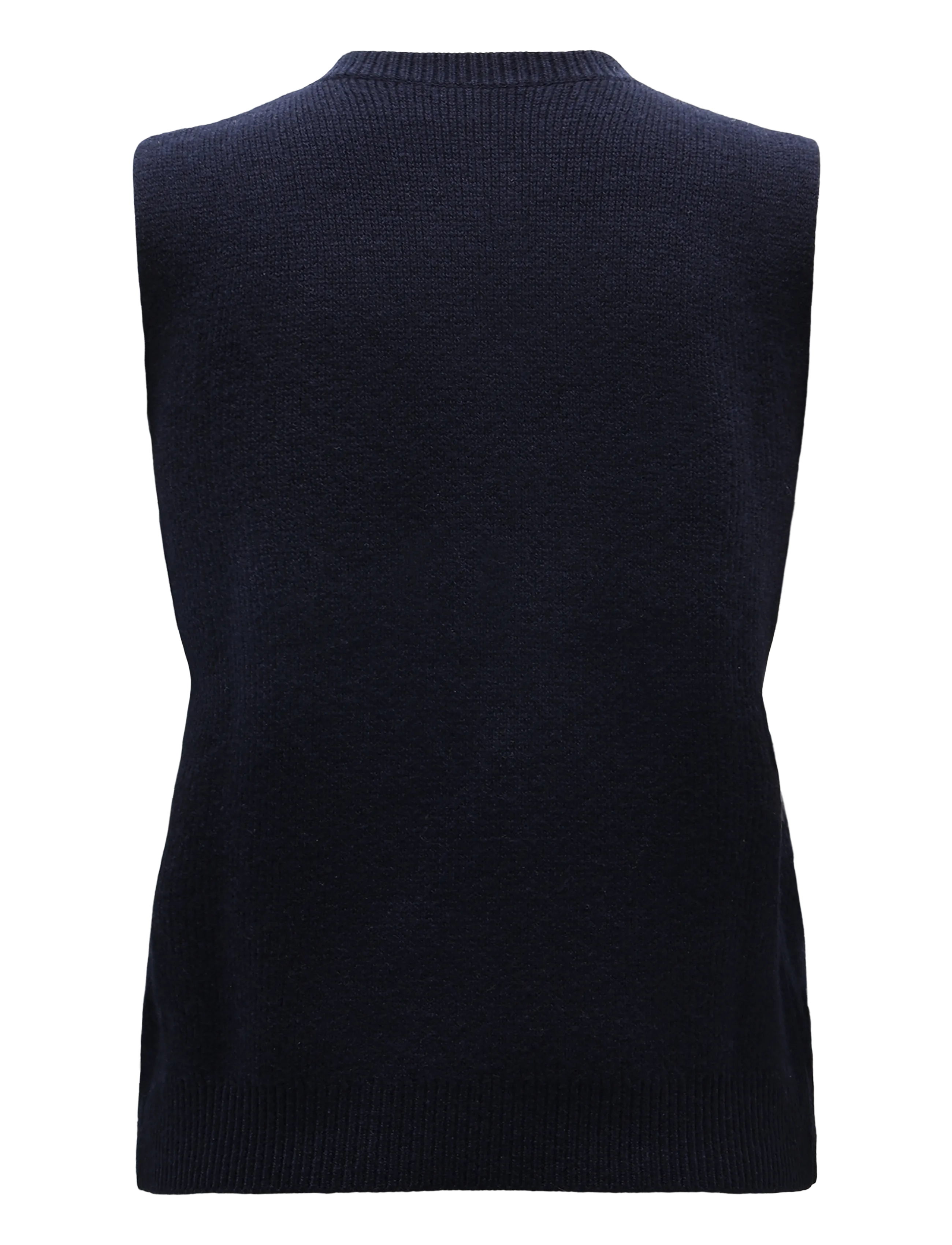 Weekend Max Mara - WKDCACAO - knitted vests - ultramarine logo embroidery - 2