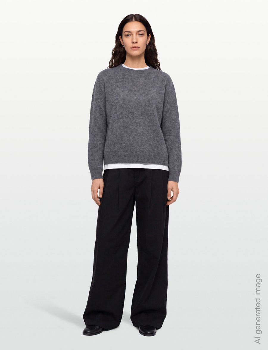 Weekend Max Mara - WKDECO - kašmiir - dark grey melange - 0