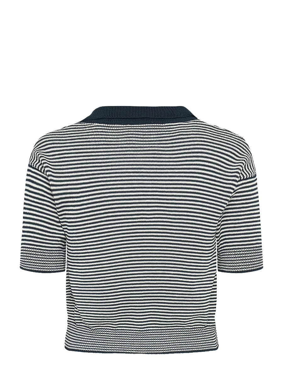 Weekend Max Mara - WKDALBERO - poloshirts - navy pinstripes - 1