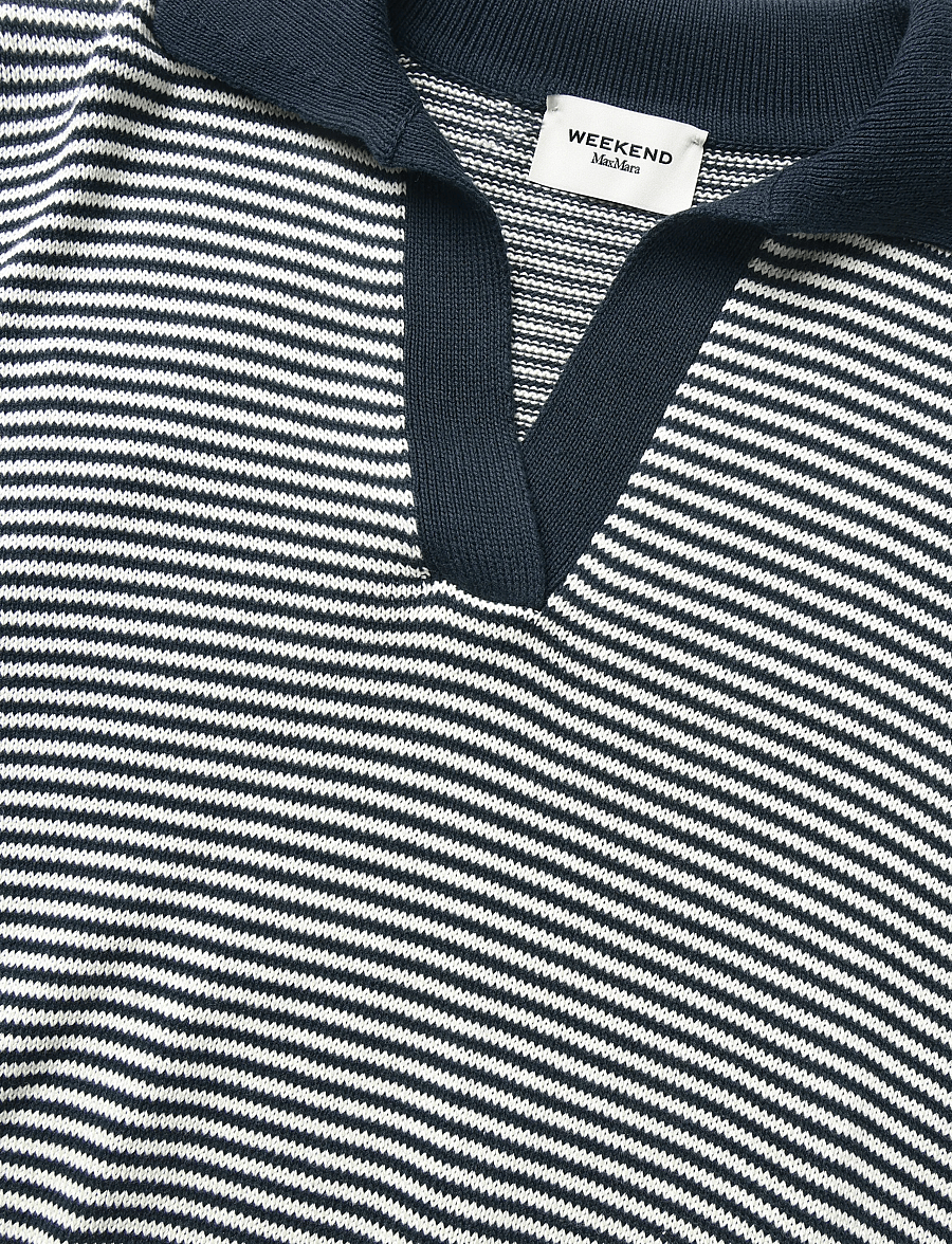 Weekend Max Mara - WKDALBERO - poloshirts - navy pinstripes - 2