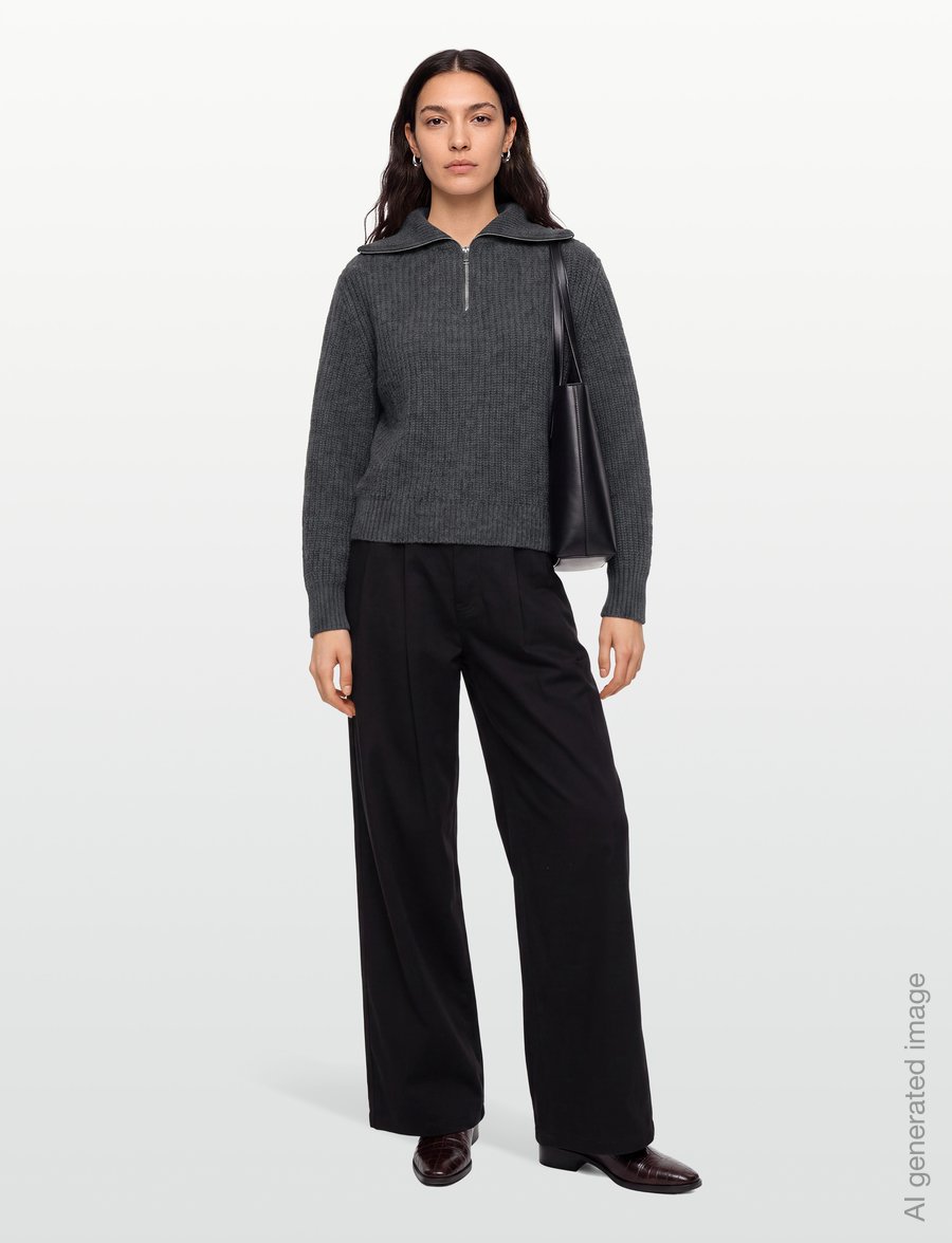Weekend Max Mara - WKDLASER - stickade tröjor - dark grey - 0