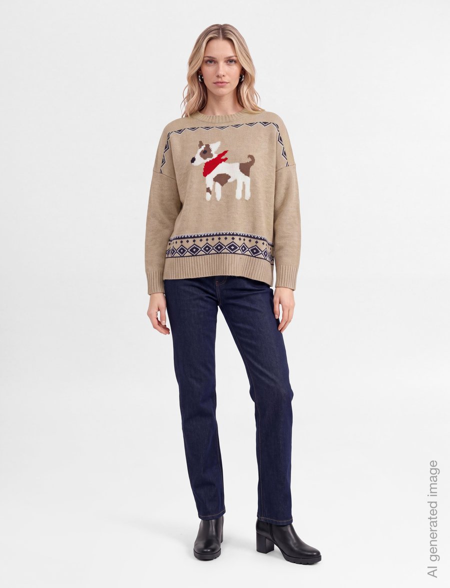 Weekend Max Mara - WKDPAVIDI - pullover - sand dog - 0