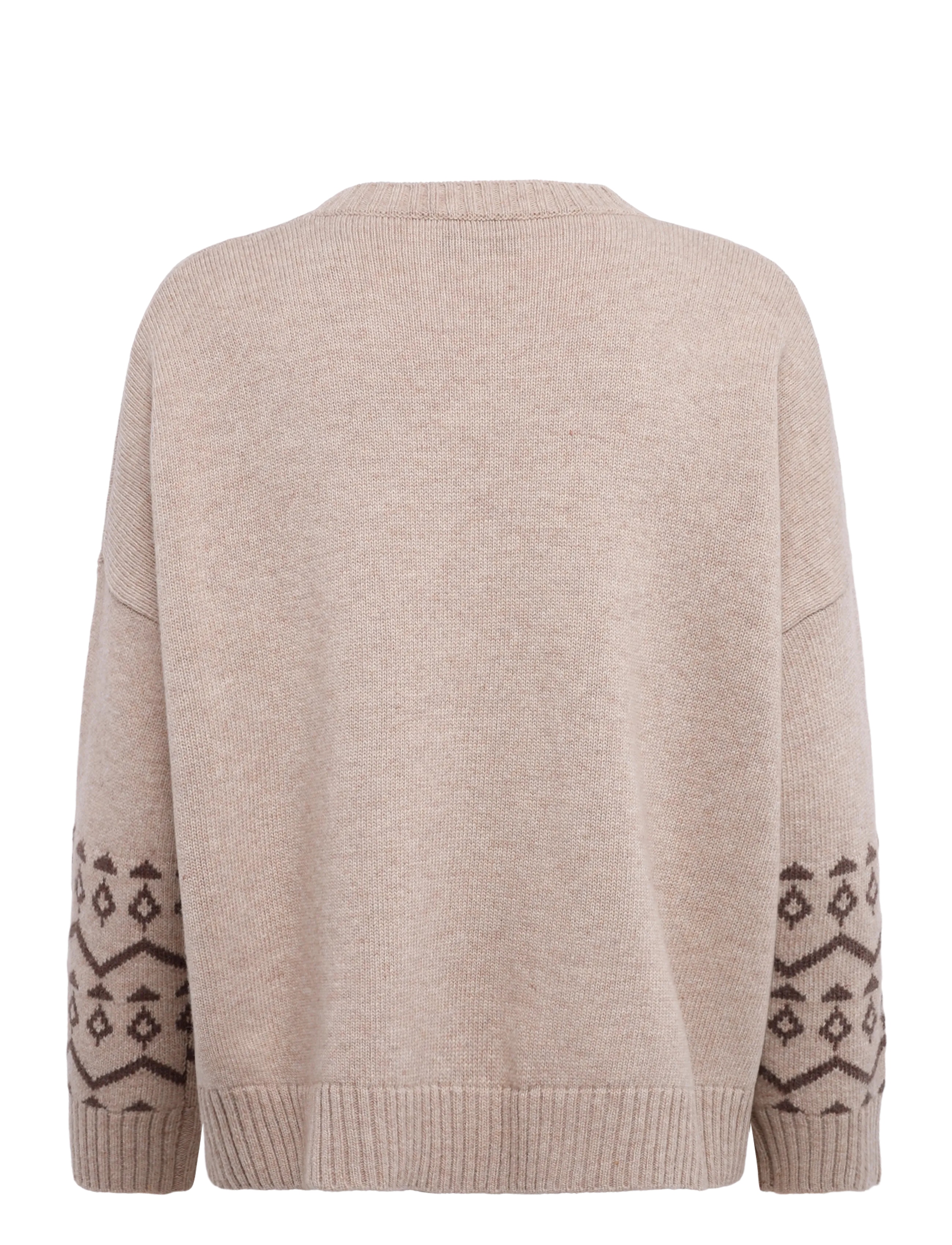 Weekend Max Mara - WKDPAVIDI - striktrøjer - sand floral print - 1