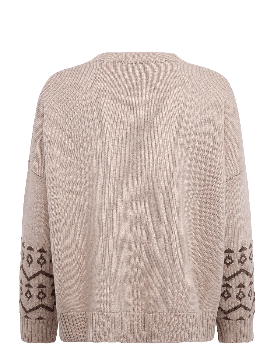 Weekend Max Mara - WKDPAVIDI - striktrøjer - sand floral print - 1