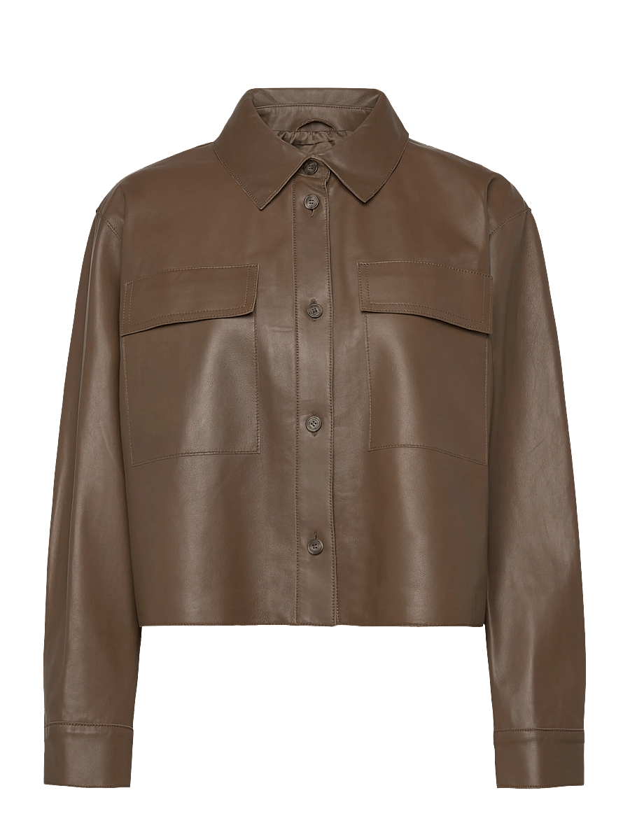 Weekend Max Mara - WKDPIOVRA - lederjacken - brown - 0