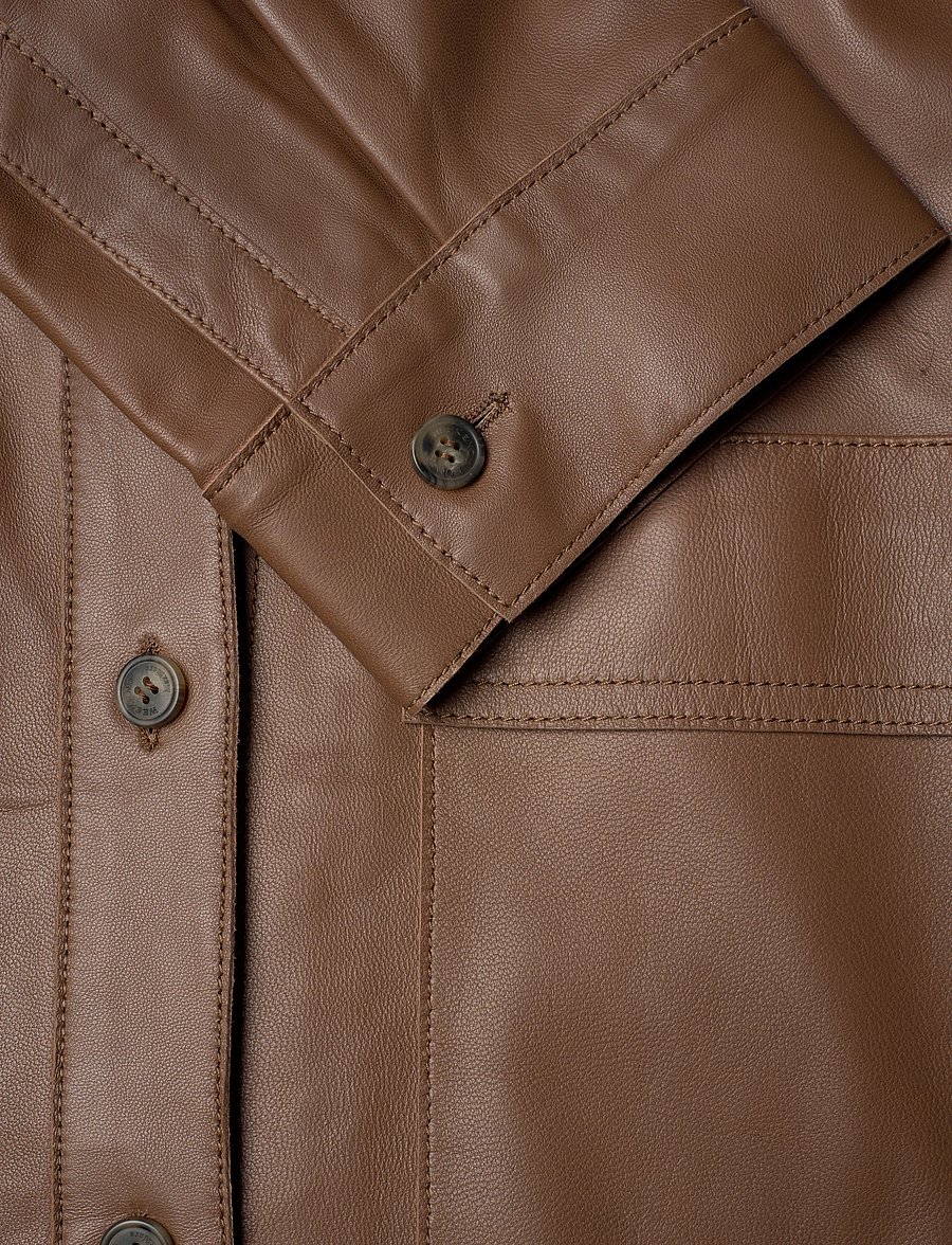 Weekend Max Mara - WKDPIOVRA - lederjacken - brown - 3