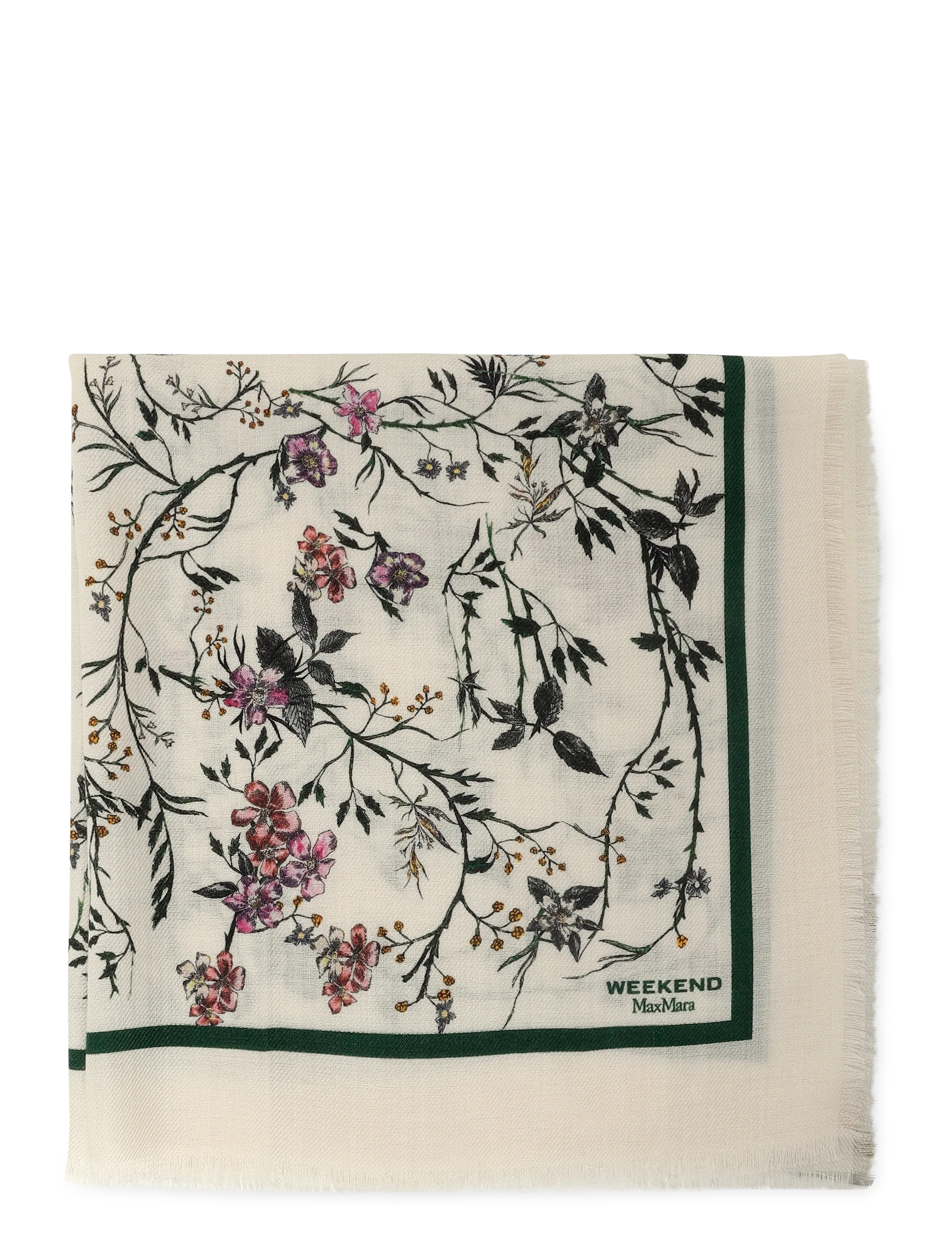 Weekend Max Mara - WKACAMICE - lightweight scarves - white floral print - 1