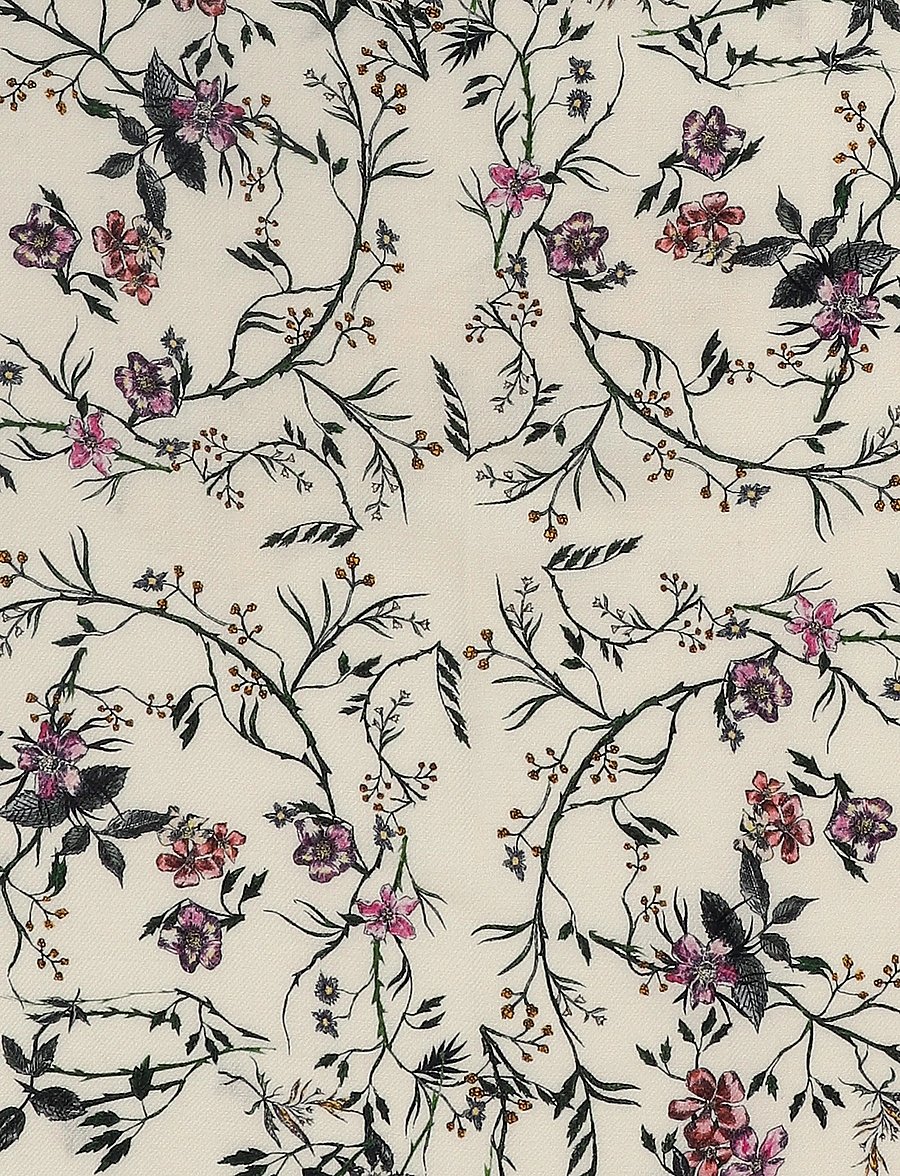 Weekend Max Mara - WKACAMICE - lightweight scarves - white floral print - 2
