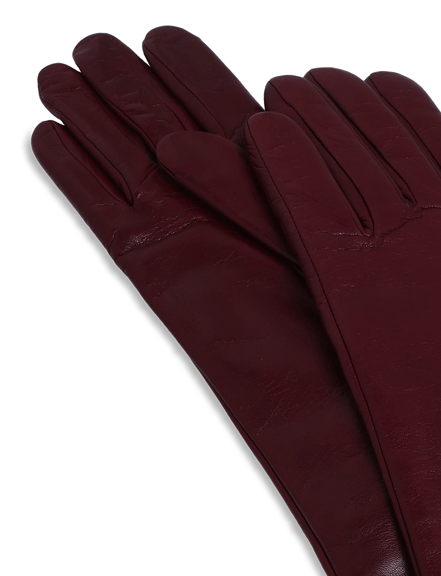 Weekend Max Mara - WKASENAPESHORT - læderhandsker - bordeaux - 2