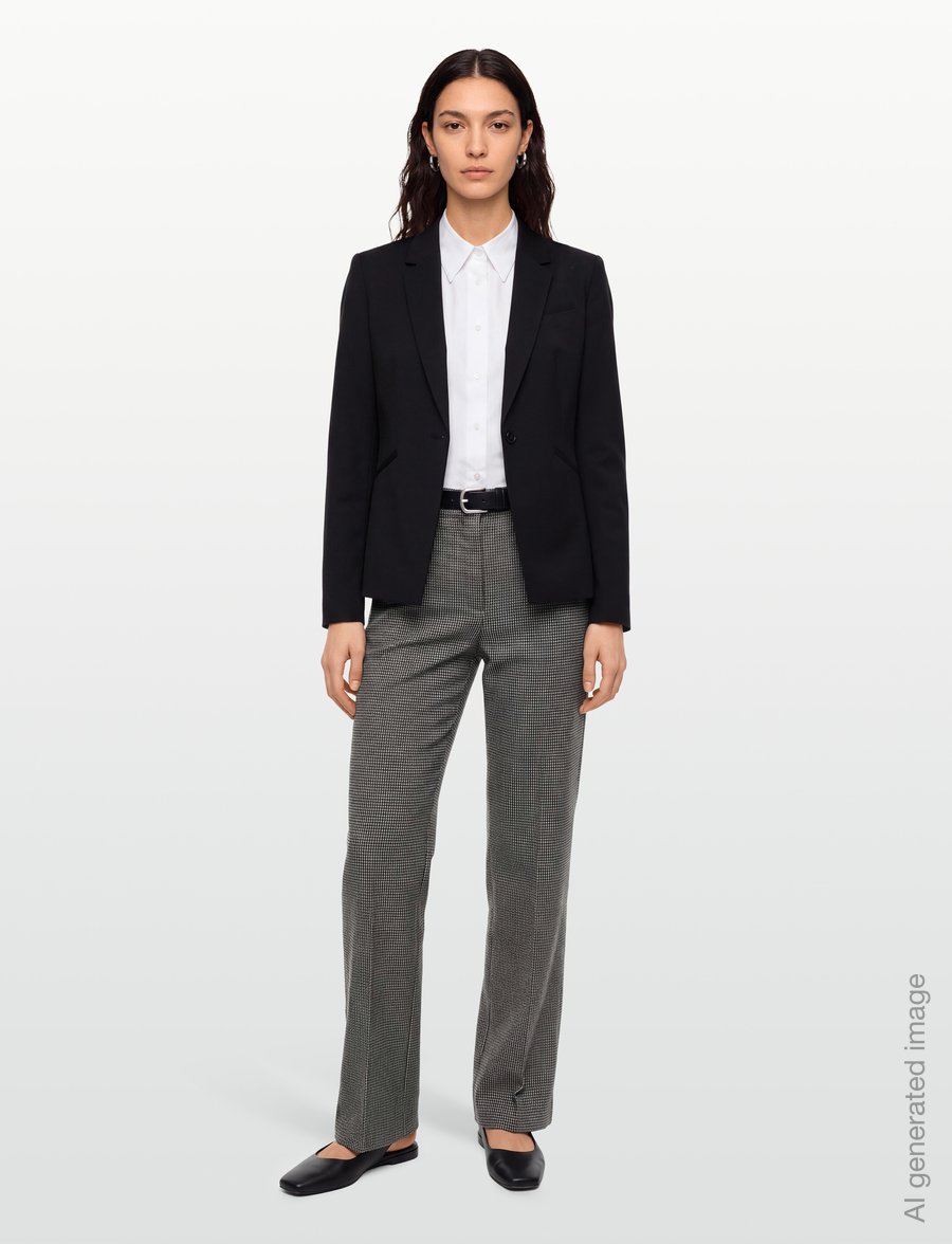 Weekend Max Mara - WKDORATA - bukser med lige ben - brown iridescent - 0