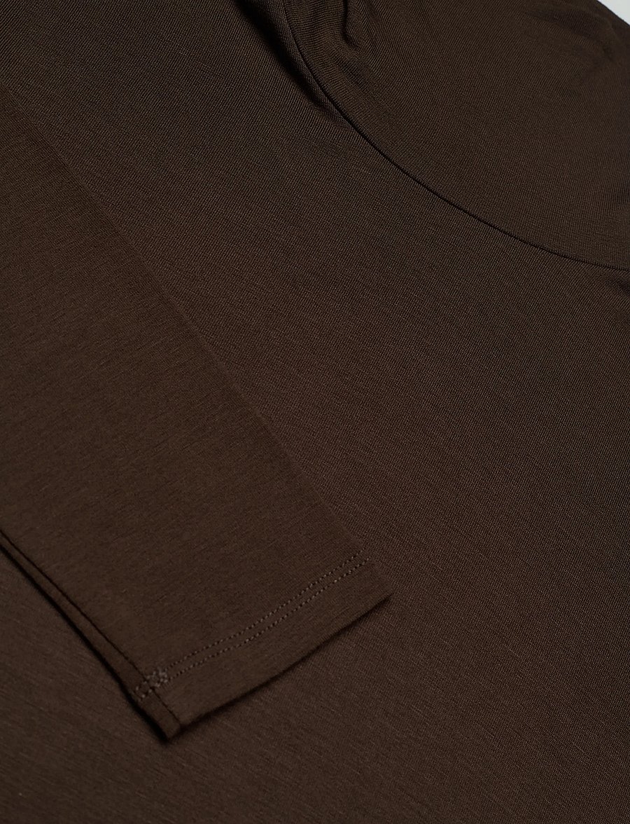 Weekend Max Mara - WKDMULTIF - kõrge kaelusega kudumid - dark brown - 2