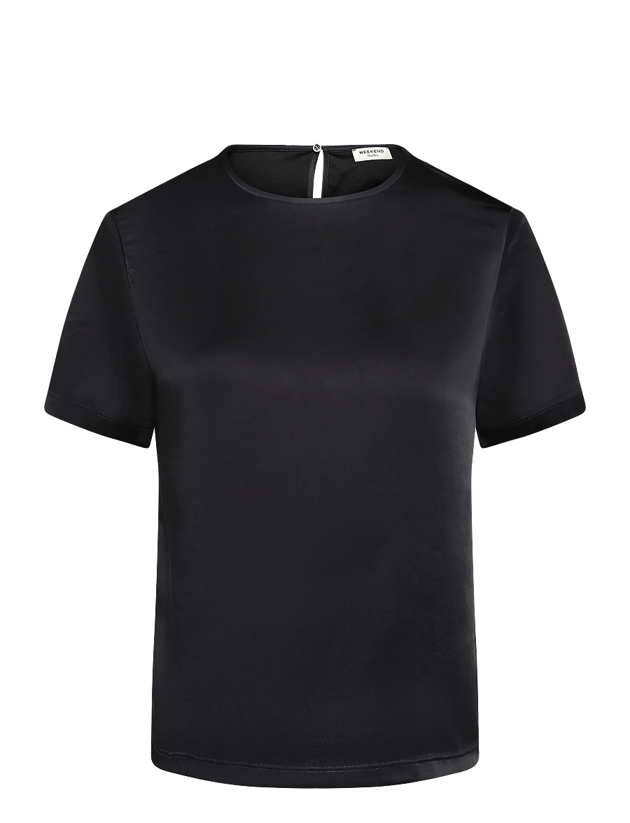 Weekend Max Mara - WKDGILBERT - kurzärmelige blusen - black - 0