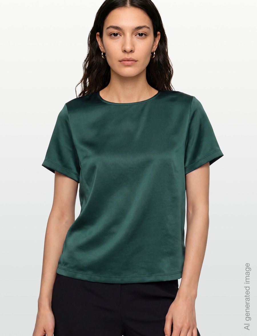 Weekend Max Mara - WKDGILBERT - kurzärmelige blusen - green - 3