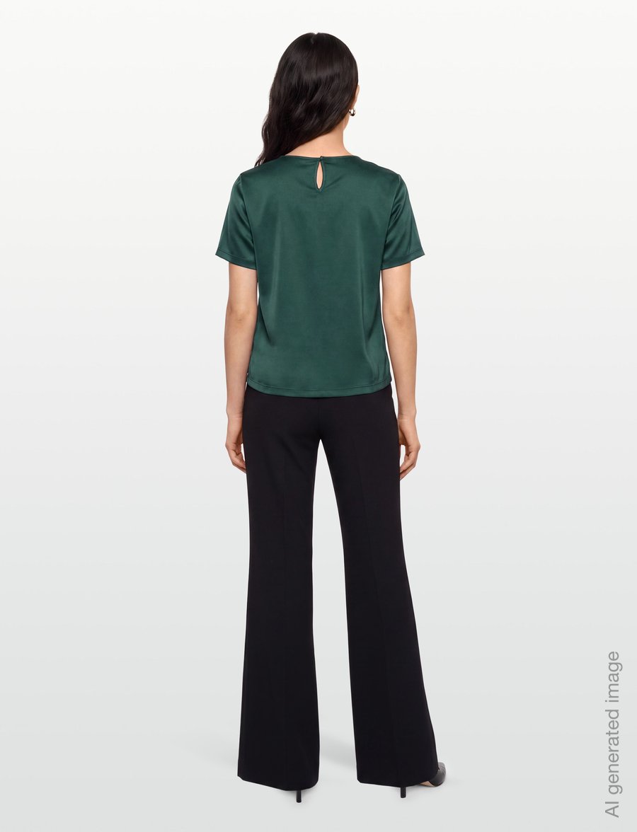 Weekend Max Mara - WKDGILBERT - kurzärmelige blusen - green - 4