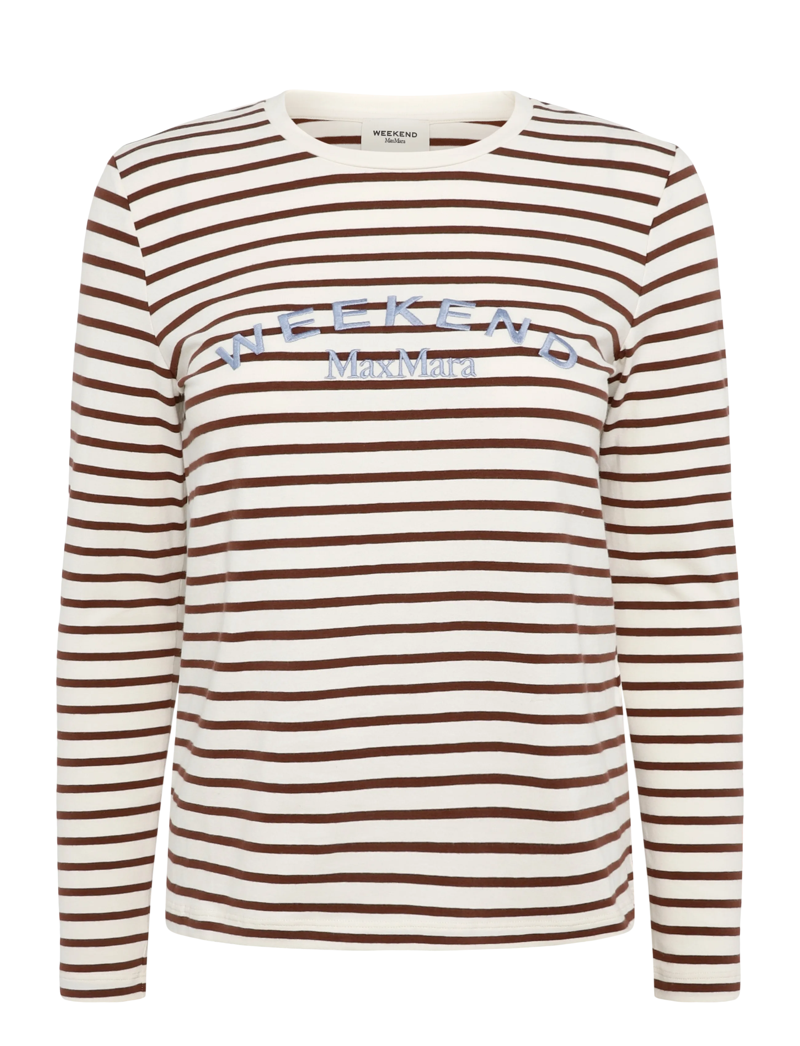 Weekend Max Mara WKDCESTINO - T-särgid ja topid - BORDEAUX PINSTRIPES / cream