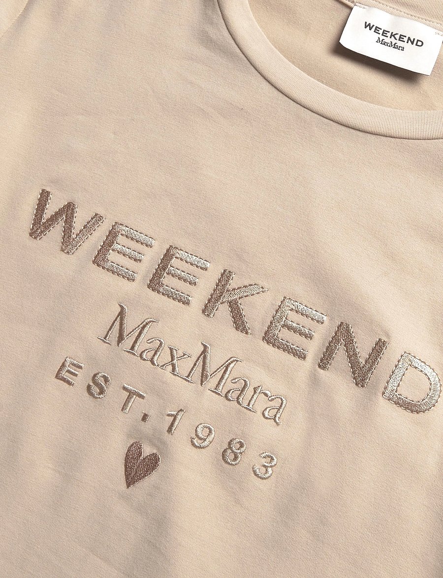 Weekend Max Mara - WKDCESTINO - long-sleeved tops - camel logo embroidery - 2