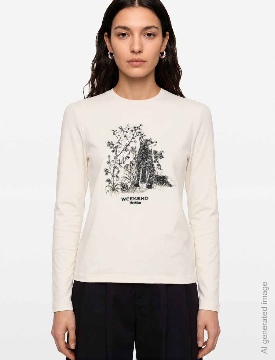 Weekend Max Mara - WKDCESTINO - langärmlige tops - ivory woods - 3