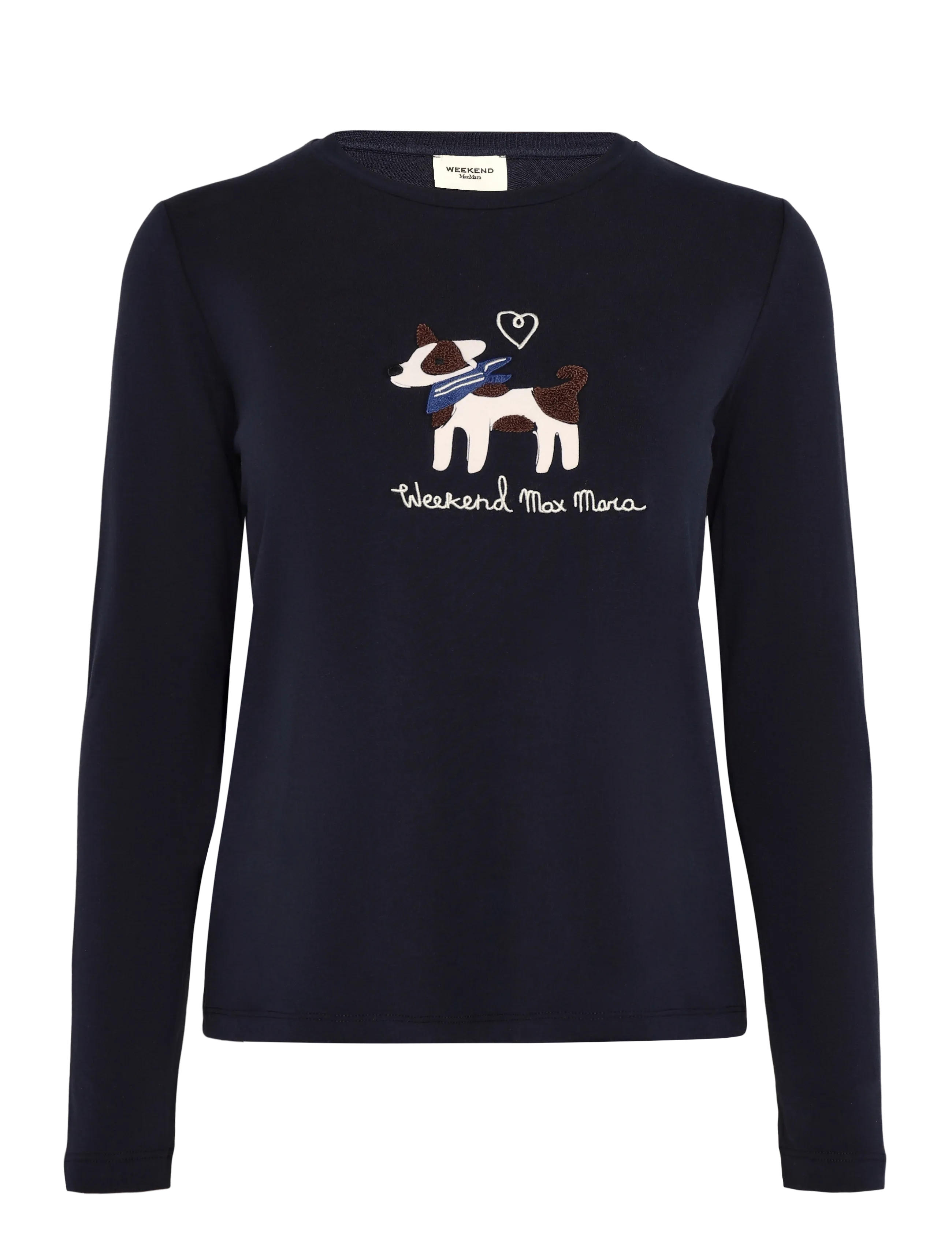 Weekend Max Mara WKDCESTINO - T-shirts & Toppe - NAVY DOG / navy