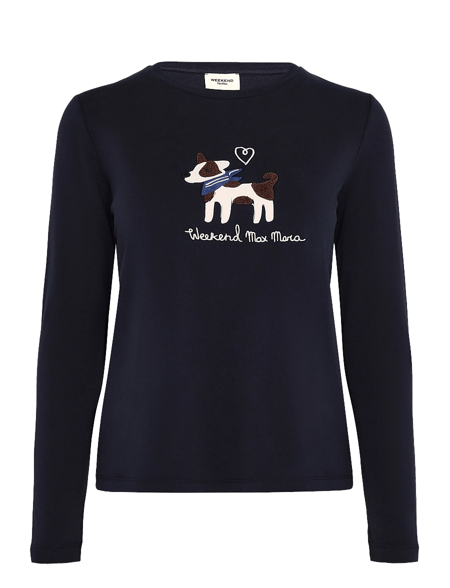 Weekend Max Mara - WKDCESTINO - langærmede toppe - navy dog - 0