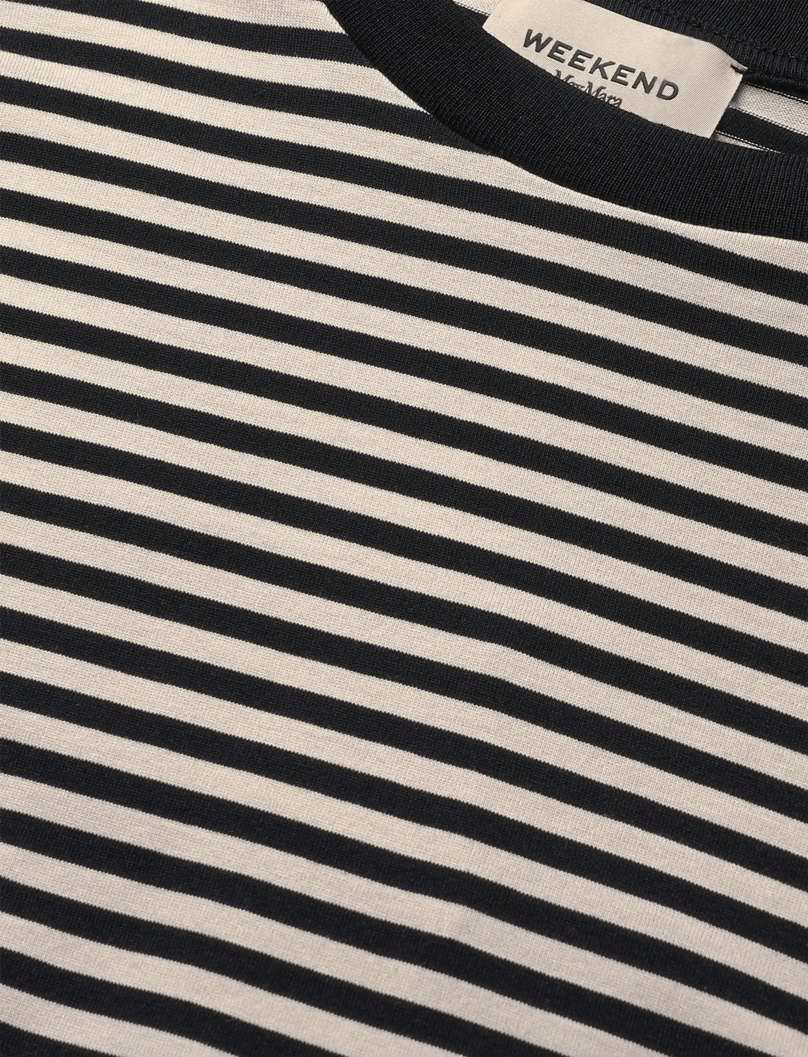Weekend Max Mara - WKDVENACO - t-shirts - black pinstripes - 5