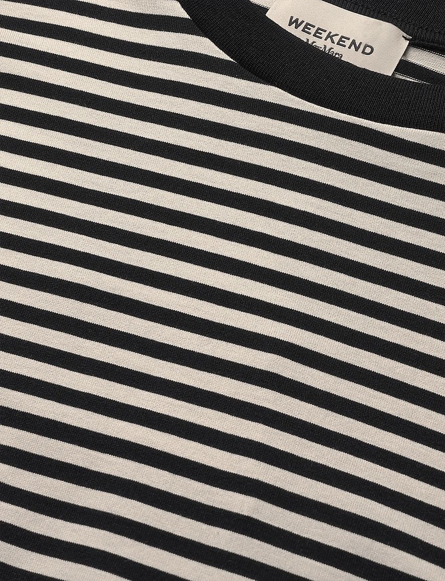 Weekend Max Mara - WKDVENACO - t-shirts - black pinstripes - 5