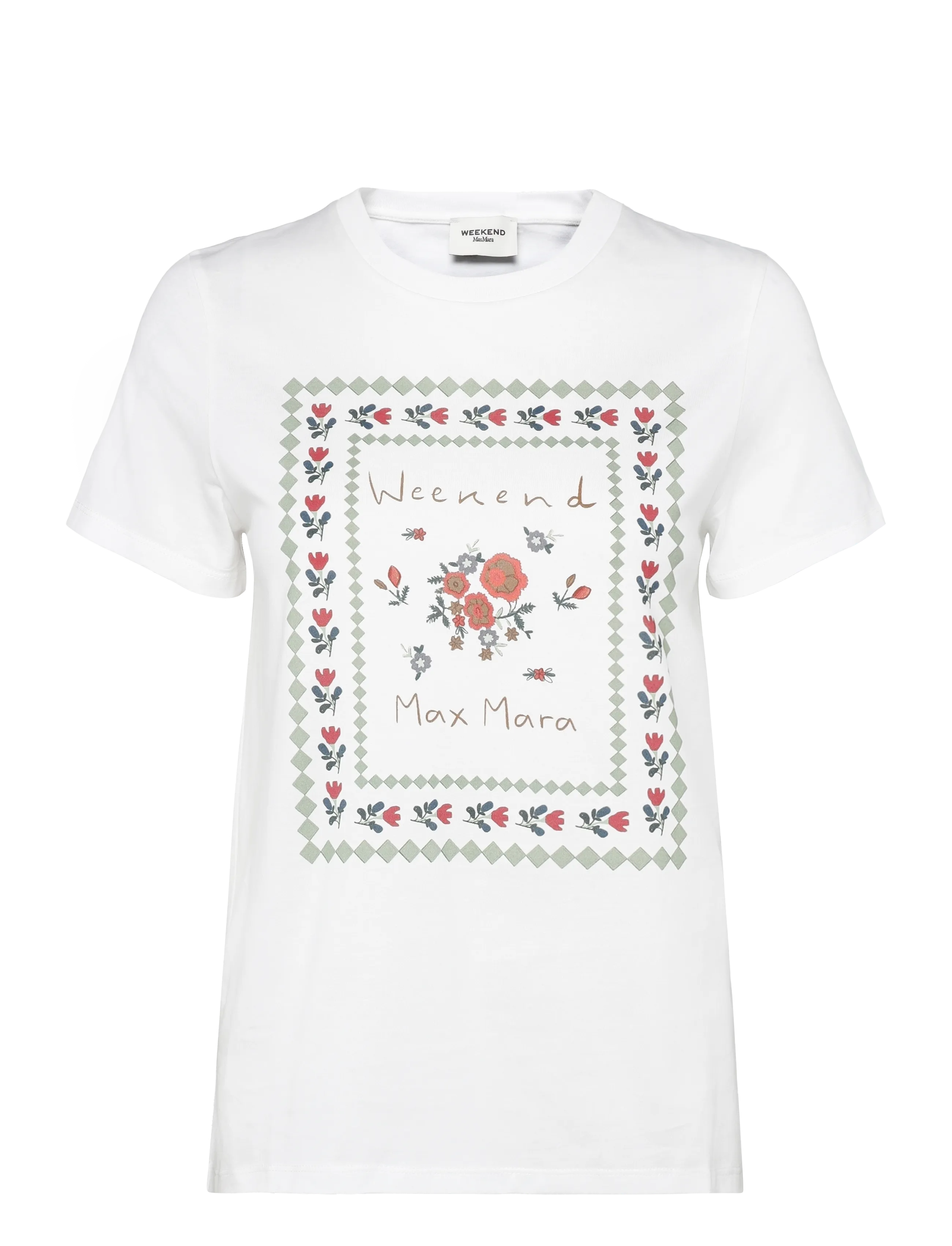 Weekend Max Mara - WKDEDISON - t-shirts - white flower print - 1