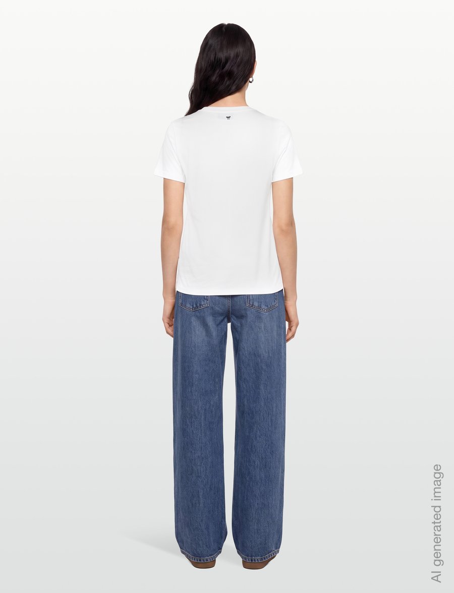 Weekend Max Mara - WKDEDISON - t-shirts - white flower print - 4
