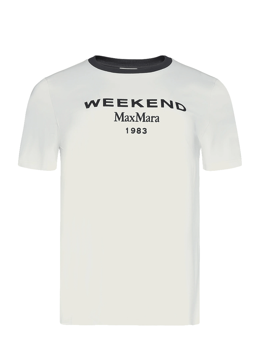 Weekend Max Mara - WKDEDISON - t-särgid - white writing print - 0
