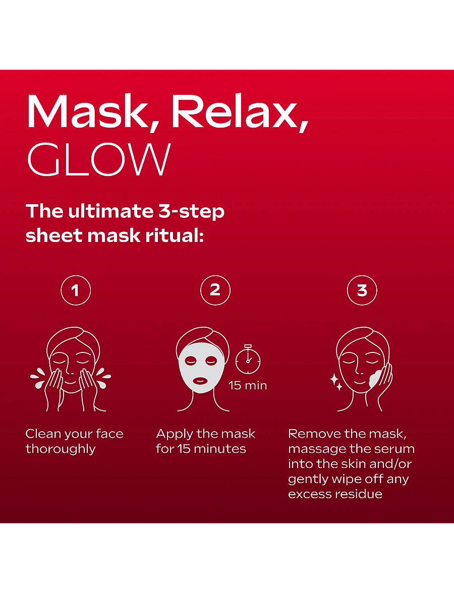 Weleda - Exo Boost Glow Sheet Mask Pomegranate - hudpleje - no - 1