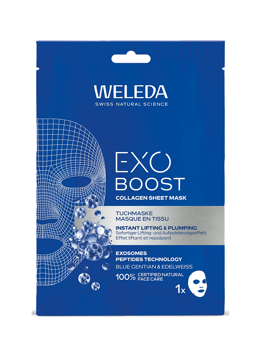 Weleda - Exo Boost Collagen Sheet mask - hudpleje - no - 0