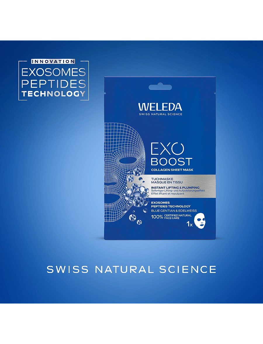 Weleda - Exo Boost Collagen Sheet mask - hudpleje - no - 3