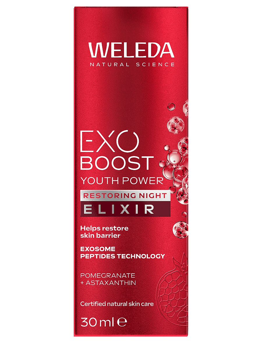 Weleda - Exo Boost Youth Power Night Restoring Elixir Pomegranate - serum - no - 1