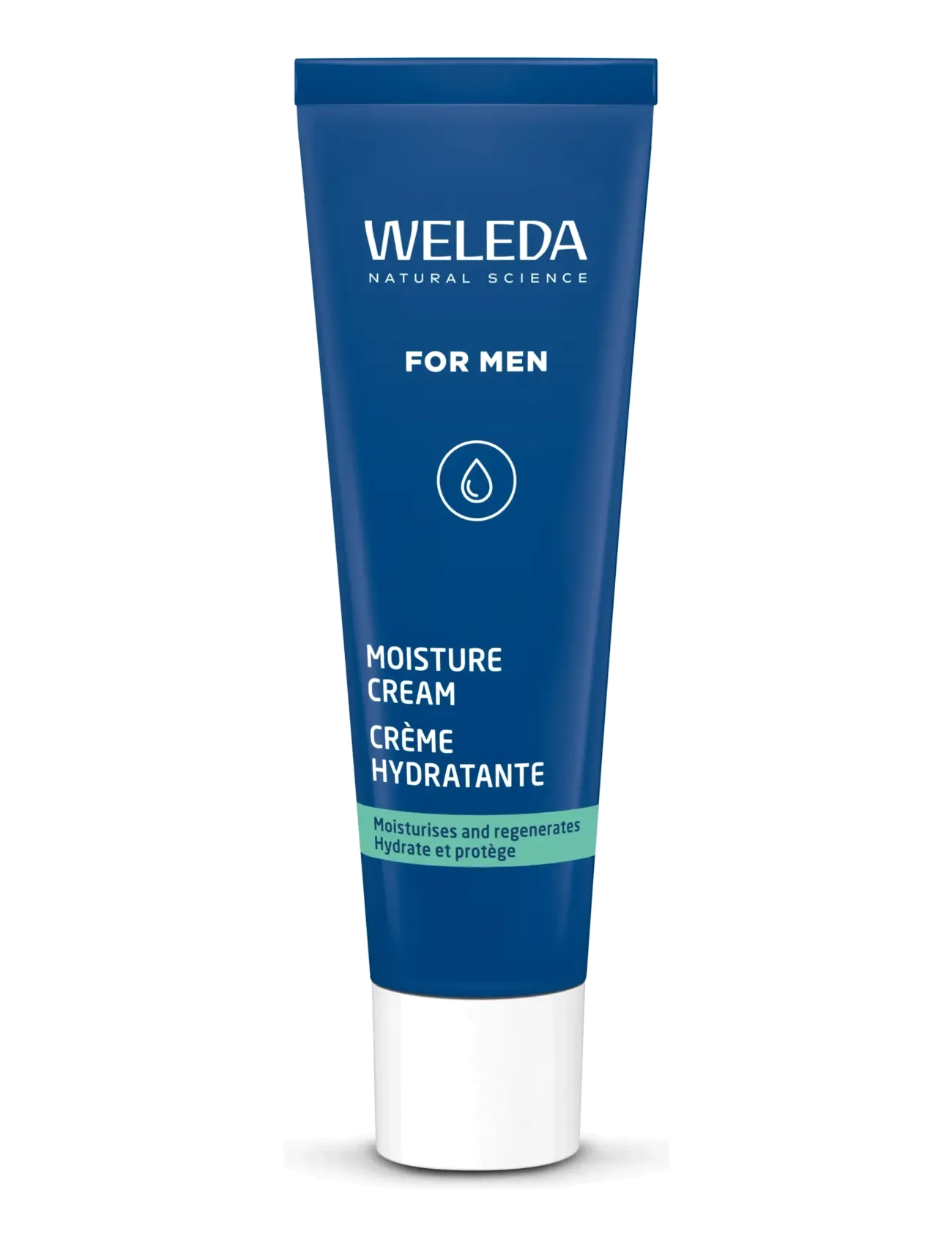 Weleda Moisture Cream For Men, Fugtighedscreme, Nude, Str: 30 ML