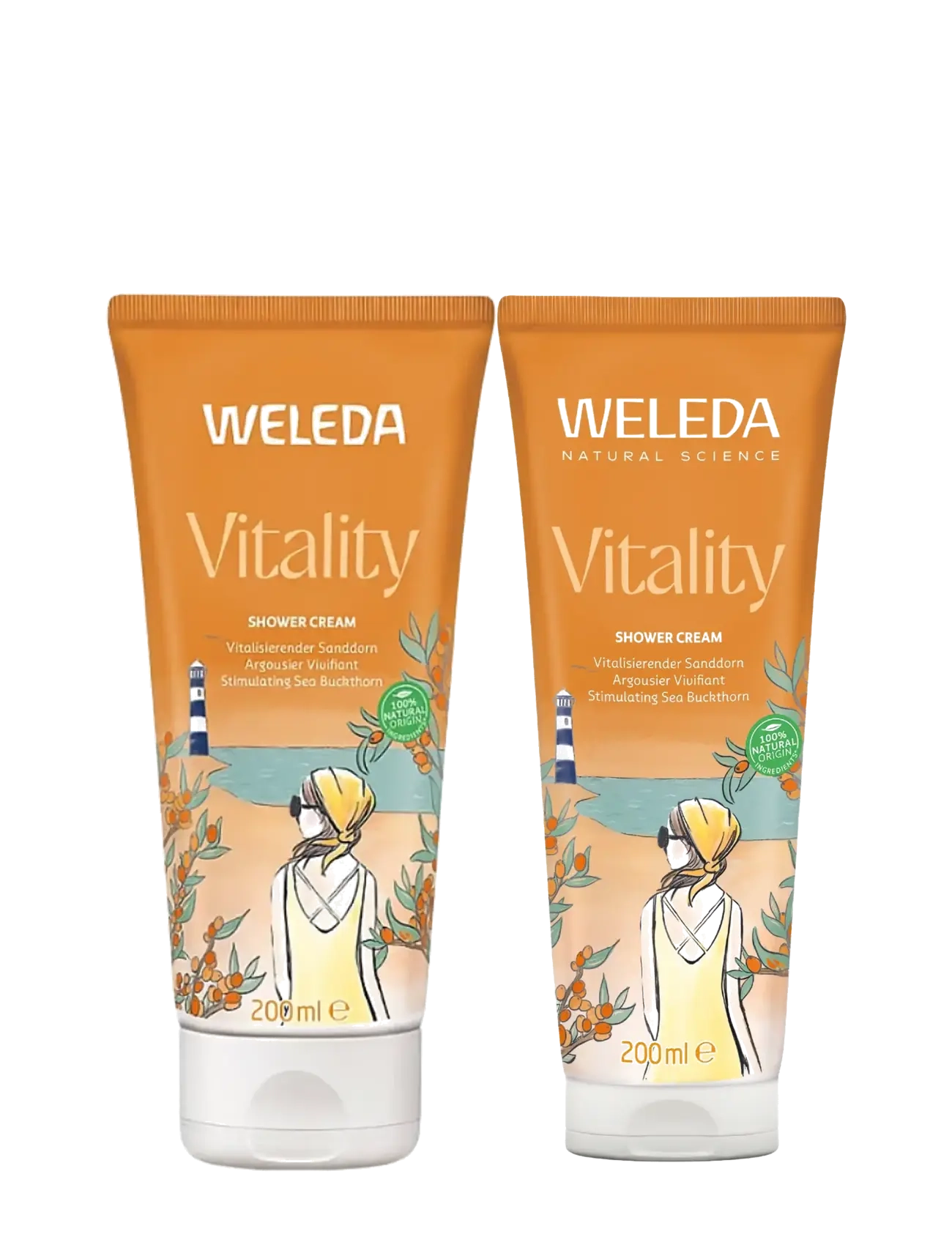 Weleda - Vitality Shower Cream Sea Buckthorn 200ml - shower gel & bruseolier - no - 1