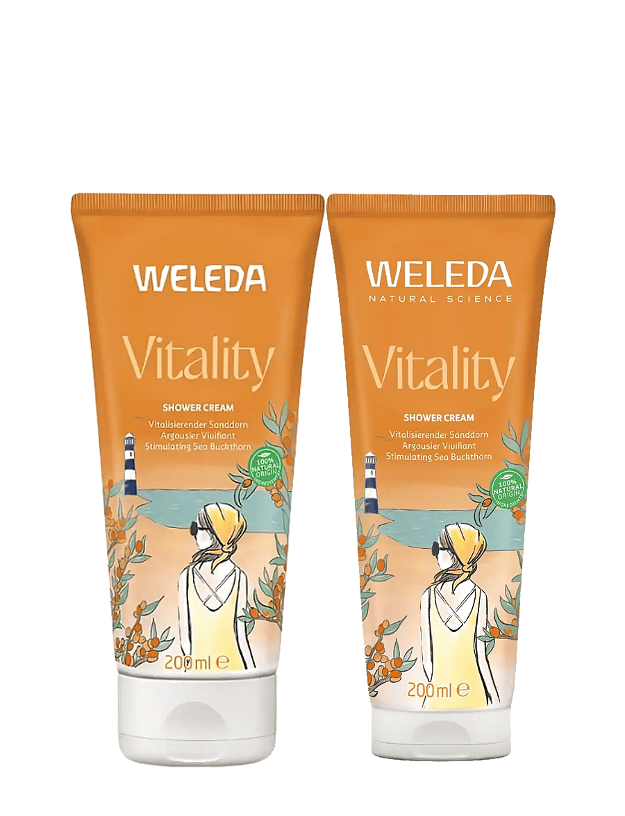 Weleda - Vitality Shower Cream Sea Buckthorn 200ml - duschgel & duscholjor - no - 1