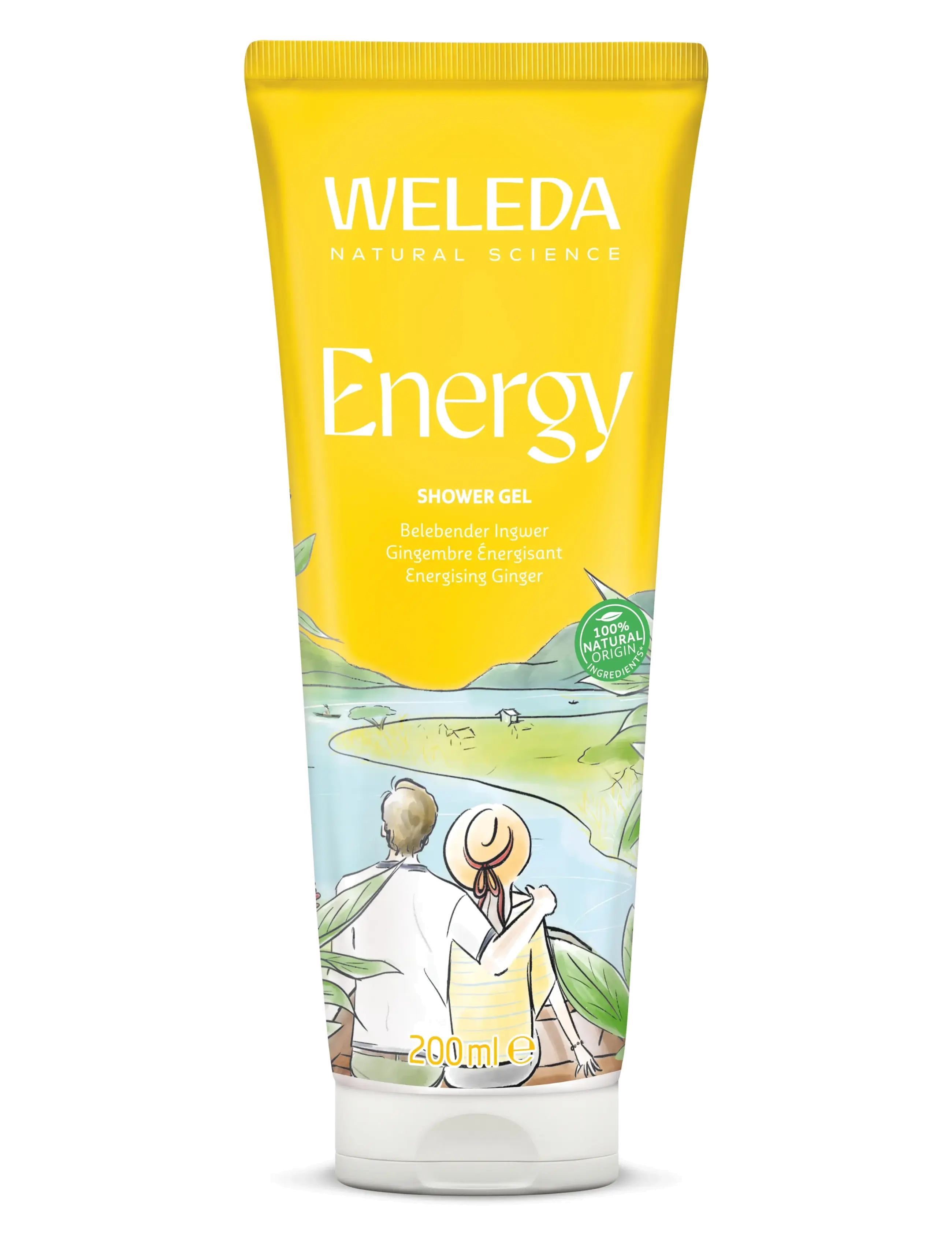 Weleda Energy Shower Gel Ginger 200ml - Dusjsåpe - NO / clear
