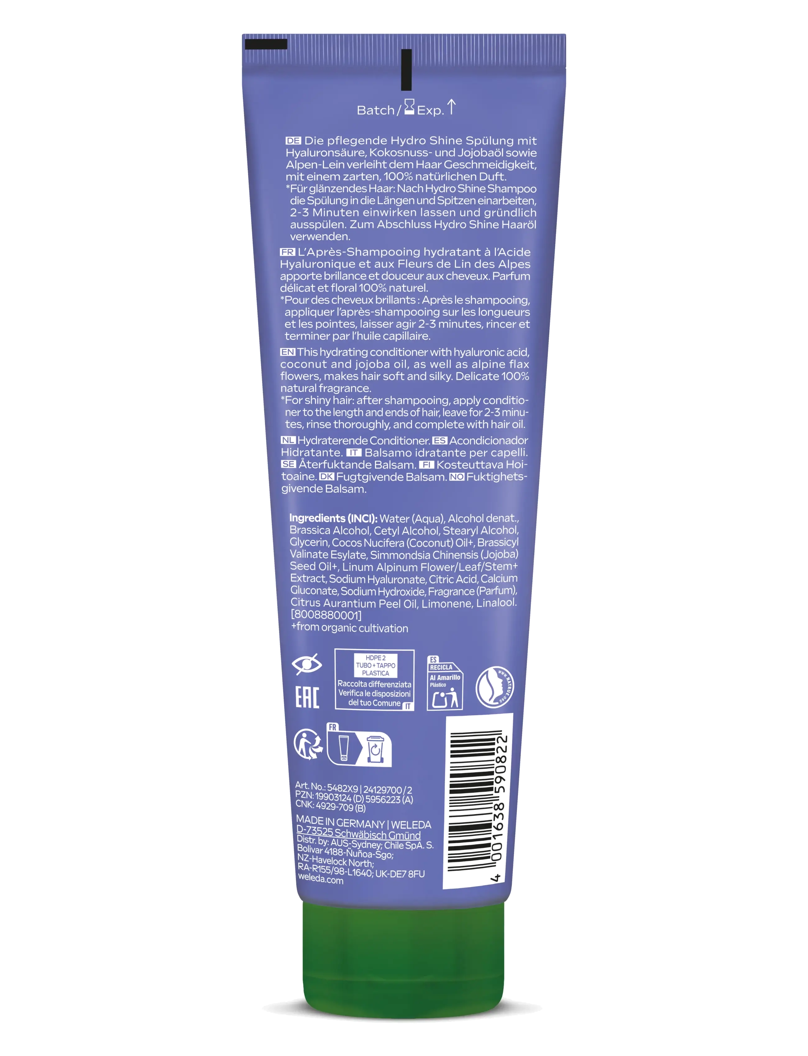 Weleda - Hydro Shine Hydration Conditioner - hårpleje - no - 1